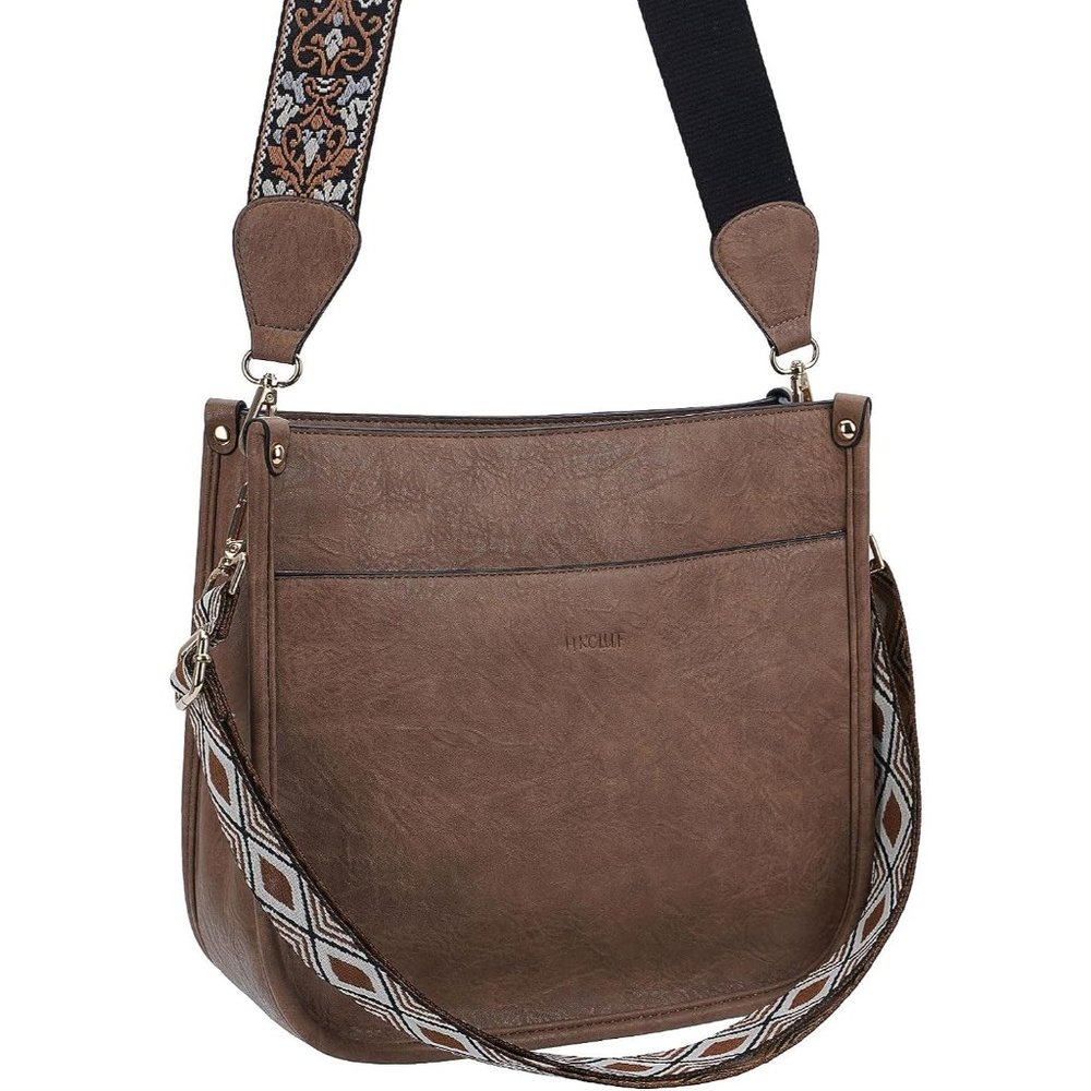 Crossbody Bag Purse for Women 2Pcs Leather Hobo Handbag Wallet Set With … - Picture 6 of 6